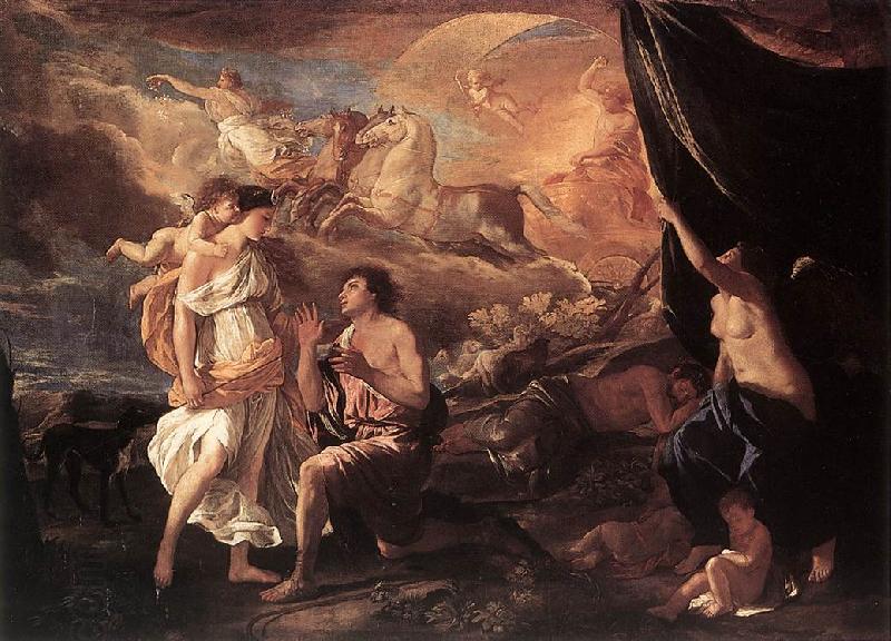 Nicolas Poussin Selene and Endymion oil painting picture